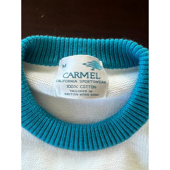 Carmel Vintage Golf sweater - made in British Hong Kong NWOT - Picture 8 of 8